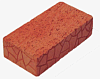 Кирпич керам.один.полнотелый М-200 Красный  гладкий с фаской 392шт/поддон Ревда