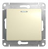 Выключатель СП GSL000213 с индик. беж. 1кл Glossa