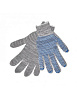Перчатки вязанные 5 нит. с ПВХ серые
