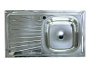 Мойка нерж. сталь 500*800 правая гл.-13см
