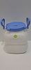 Канистра-бочка 20л (С908БЕЛ) голубая крышка