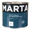 Грунт-эмаль по ржавчине 3в1 белая 2кг МАРТА