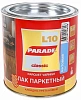 Лак паркет. алкидно-уретан.L10.матовый PARADE 0.75л. УЦЕНКА