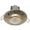 Светильник точечный LD39025 сатин/зол/зол поворот