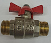 Кран шар 1/2 VT н/н бабочка