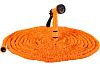 Набор д/полива с саморастяг. шлангом  30м (лейка в комп.) Оранжевый