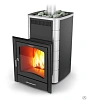 Печь д/бани ТМФ Калина II Cardon  антрацит, нерж вставки.