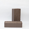 Кирпич печной один. полнот. гладкий с фаской цв. шоколад  1,0НФ /Ревда/