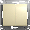 Выключатель СП GSL000251 беж. 2кл Glossa