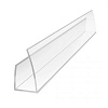 Профиль торцевой П 8мм. L=2,1м прозрачный