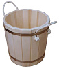 Запарник с пластик вставк. 15л липа б/крышки