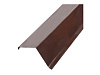 Планка торцевая 95х120х2000 корич. (ПЭ-01-8017-0,45)
