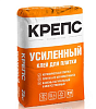Клей д/плитки усиленный Крепс 25 кг