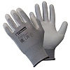 Перчатки рабочие полиэстер/полиуретан. PR-PU121 серые Fiberon