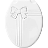 Сиденье д/унитаза белое  "Бантик"