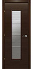 Дверь 700х2000 Темное дерево (стекло)