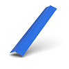 Планка конька плоского 150х150х2000 синий (ПЭ-01-5005-0,45)
