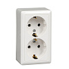 Розетка ОУ RА16-238I-B з/к 2-мест. Хит