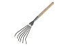 Грабли веерные цветочные пласт. оцин. с черенком С661/1