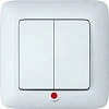 Выключатель СП S56-039-B 2кл Прима с индикацией