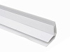 Профиль угловой внутр. белый пластик 3,0 м 10мм (№111)