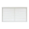 Решетка радиаторная белая  300*600 мм.